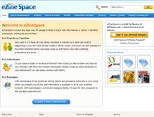 Tablet Screenshot of ezinespace.com